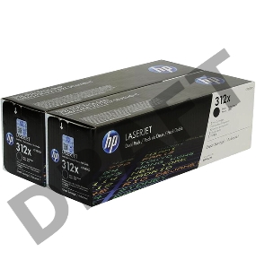 Тонер-картридж двойная упаковка Hewlett-Packard HP 312A CF380XD черный для LaserJet Pro M476dn, M476dw, M476nw 4400 стр.