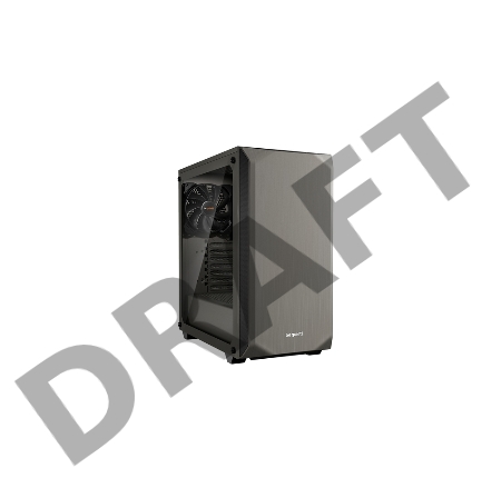 Корпус be quiet! PURE BASE 500 GRAY WINDOW / ATX, tempered glass side panel / 2x Pure Wings 2 140mm / BGW36