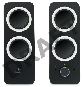 Колонки Logitech Z-200 980-000810 Speakers midnight black  {Колонки}