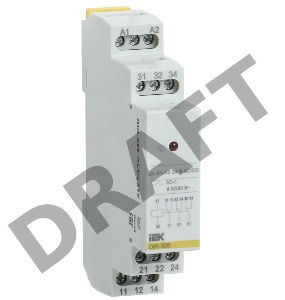 Промежуточное реле IEK ONI OIR 3 контакта (8А) 24 В AC/DC