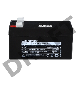 Аккумулятор свинцово-кислотный GoPower LA-1212 12V 1.2Ah (1/20)