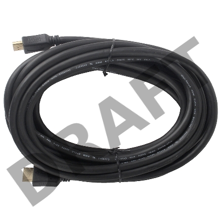 Кабель HDMI Gembird/Cablexpert, 7.5м, v1.4, 19M/19M, черный, позол.разъемы, экран, пакет  CC-HDMI4-7.5M 