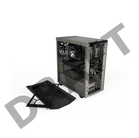 Корпус be quiet! PURE BASE 500 GRAY WINDOW / ATX, tempered glass side panel / 2x Pure Wings 2 140mm / BGW36
