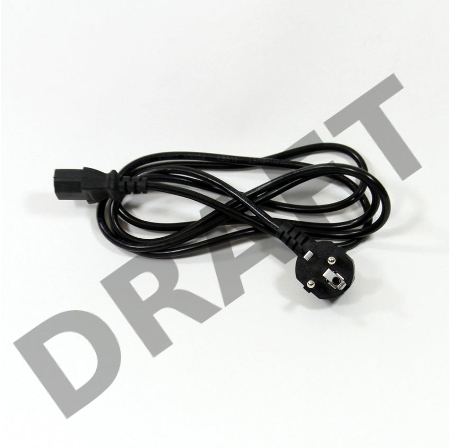 Кабель компьютер-розетка Aopen 1.8метра 220V (EURO) VDE 3G*0,5mm2 QUST ACE021-1.8M