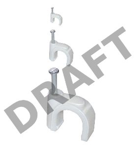 Скоба креп. круглая R10 (уп.100шт) ИЭК USK11-10-100