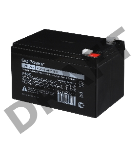 Аккумулятор свинцово-кислотный GoPower LA-12120 12V 12Ah (1/4)