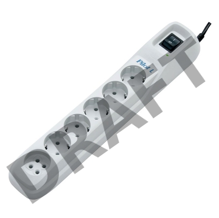 Сетевой фильтр ZIS Pilot L-6 6 розеток 7 метров Pilot L-6 7M