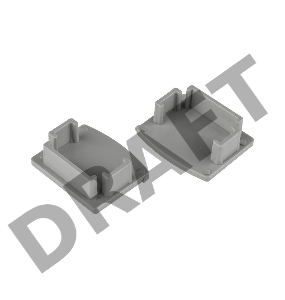 Заглушка для профиля 2807-2 универсальная REXANT