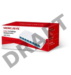 Коммутатор Mercusys MS108, 8 портов Ethernet 100 Мбит/с