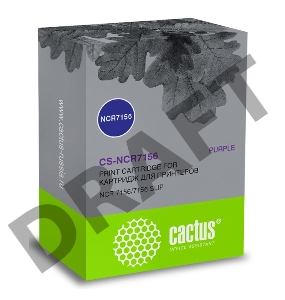 Картридж ленточный Cactus CS-NCR7156 фиолетовый для NCR 7156/7156 SLIP