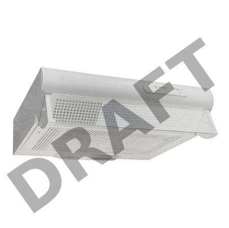 Вытяжка козырьковая Elikor Davoline 60П-290-П3Л белый управление: ползунковое (1 мотор)