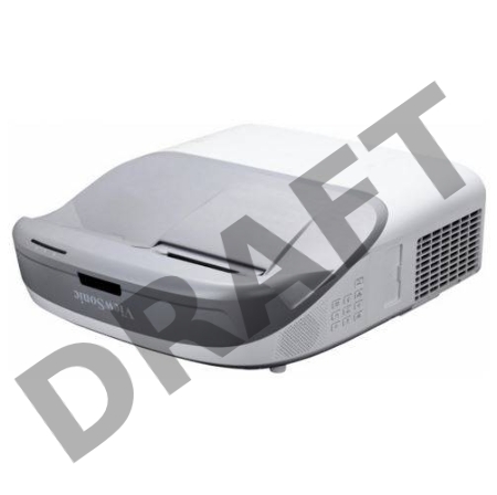 Проектор ViewSonic PX800HD (DLP, 1080p 1920x1080, 2000Lm, 10000:1, HDMI, MHL, 2x10W speaker, 3D Ready, lamp 7500hrs, ultra short-throw, White, 6.1kg)