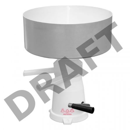 Сепаратор-сливкоотделитель Мастерица Р3-ОПС 80 л, с ручным приводом, производительность 80л/ч, пластм. станина (СП00000000005)