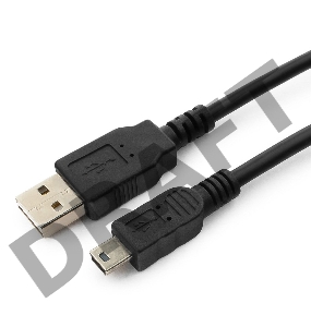 Кабель Gembird/Cablexpert CC-5PUSB2D-0.3M Кабель USB 2.0 , мультиразъем USB, AM/miniB 5P, 30sm, пакет 