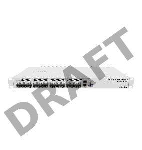 Коммутатор MikroTik CRS317-1G-16S+RM 16х SFP+, 1х 1G RJ45, SwOS или RouterOS