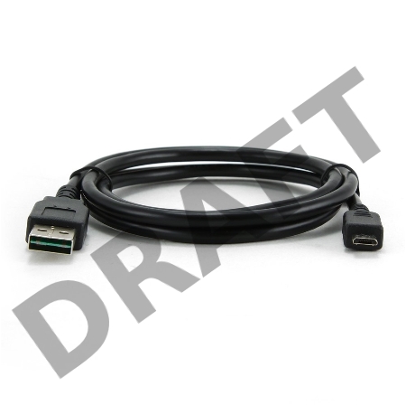 Кабель Gembird/Cablexpert CC-mUSB2D-1M,  Кабель USB 2.0 , мультиразъем USB, AM/microB 5P, 1м, пакет 