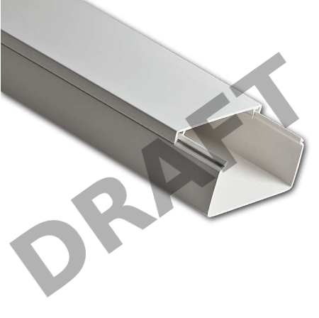 Кабель-канал 80х40 L2000 пластик бел. Рувинил РКК-80х40