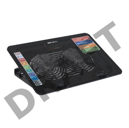 Подставка для ноутбука STM IP17 STM Laptop Cooling IP17 Black (17,3