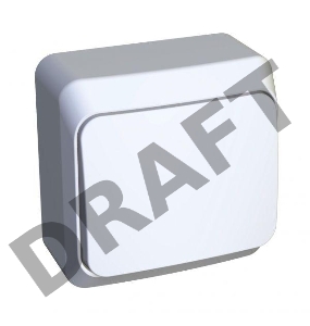 Выключатель кнопочный 1-кл. ОП Этюд 10А бел. SchE KA10-001B