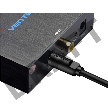 Кабель Vention аудио оптоволоконный Toslink M/Toslink M - 5 м