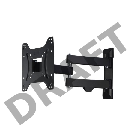 Кронштейн для телевизора Hama H-118101 черный 19