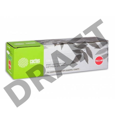 Тонер-картридж Cactus CS-TK1140 для Kyocera FS-1035MFP DP/1135MFP чёрный 7200 стр.
