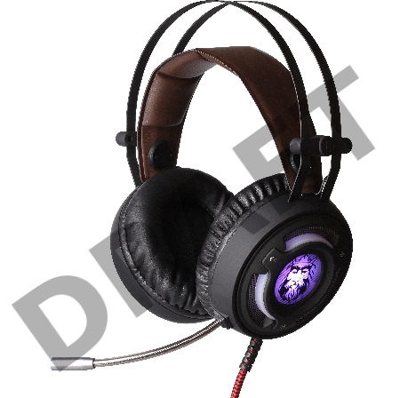 Игровая стереогарнитура QUMO AVALON GHS006 Avalon , подсветка, интерфейс USB + 3.5 jack