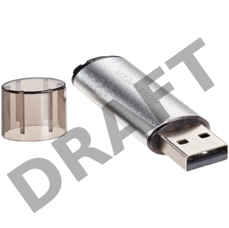 Накопитель USB2.0 4GB Move Speed M1 серебро