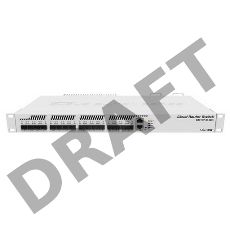 Коммутатор MikroTik CRS317-1G-16S+RM 16х SFP+, 1х 1G RJ45, SwOS или RouterOS