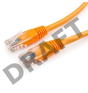 Патч-корд UTP Cablexpert кат.5e, 2м, литой, многожильный (оранжевый)
