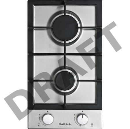 Газовая варочная поверхность Darina 1T2 M 523 X нержавеющая сталь