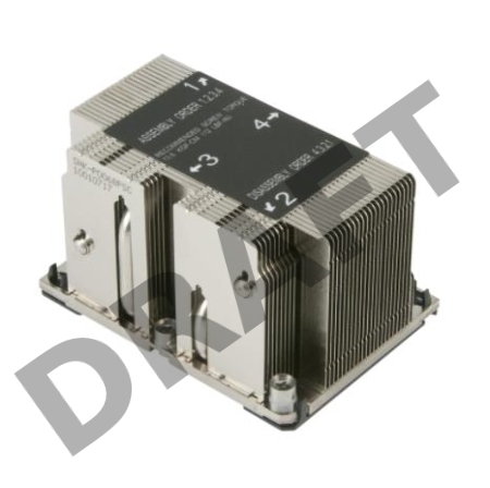 Кулер Supermicro SNK-P0068PSC 2U Heatsink (Front)