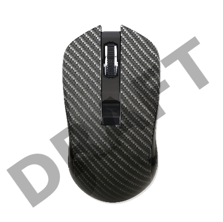 Мышь QUMO Kevlar M26, беспроводная, 4 кнопки, офис