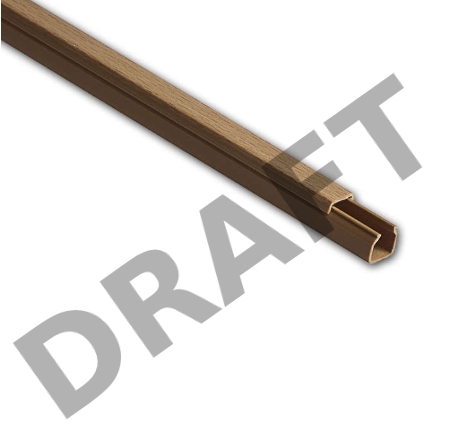 Кабель-канал 12х12 L2000 пластик бук (светл. основа) Рувинил РКК-12х12-38М