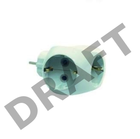 MAKEL 10015 Тройник 3 гнезда 16 А с заземлением круглый