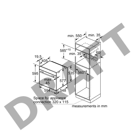 Встраиваемый электрический духовой шкаф Bosch HBG656RS1M Series 8