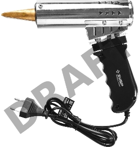 Паяльник ЗУБР 55302-500  профессионал с пластмассовой рукояткой и долговечным жалом 500Вт клин