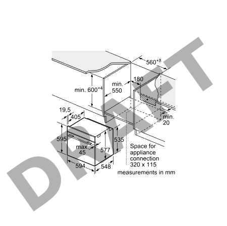 Встраиваемый электрический духовой шкаф Bosch HBG656RS1M Series 8