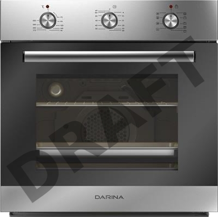Встраиваемая электрическая духовка Darina 1U5 BDE 112 707 X3 серебристый