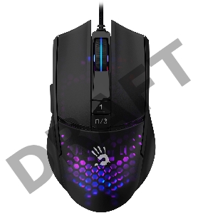 Мышь A4Tech Bloody L65 Max черный/фиолетовый оптическая (12000dpi) USB