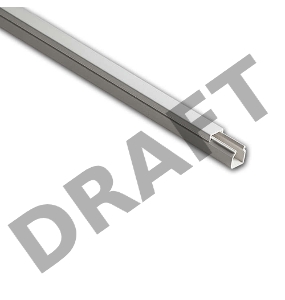 Кабель-канал 12х12 L2000 пластик бел. Рувинил РКК-12х12