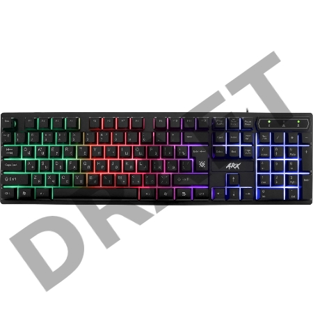 Клавиатура USB ARX GK-196L RU BLACK 45196 DEFENDER