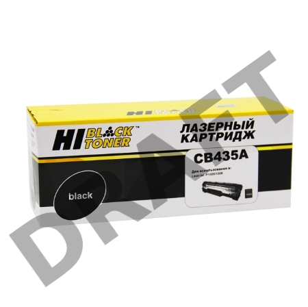 Картридж HP LJ P1005/P1006 (Hi-Black) CB435A, 1,5K    