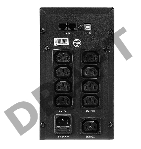 Источник бесперебойного питания CROWN Line Intractive CMU-SP1200IEC LCD USB 1200VA\720W, корпус металл, 2x12V/9AH, розетки 8*IEC, трансформатор AVR 140-290V, LCD-дисплей, cъёмный кабель 1.2 м, порт RJ11/45, порт USB, защита: от перегрузки, от КЗ, от скачк