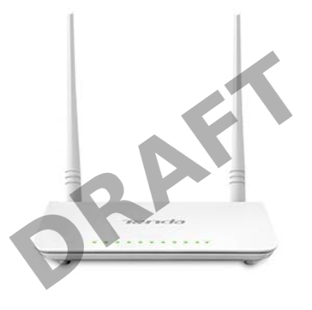 Сетевое оборудование TENDA D301 xDSL маршрутизатор ADSL2+ 802.11n, до300Мбит/с, 2TX2R, 4х100Мбит/с, USB порт с функцией принтсервера, несъемные антенны