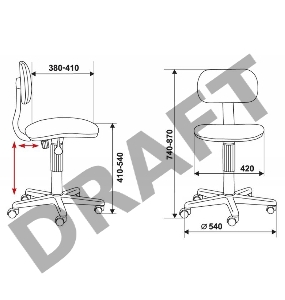 Кресло Бюрократ CH-201NX/Military зеленый милитари Military