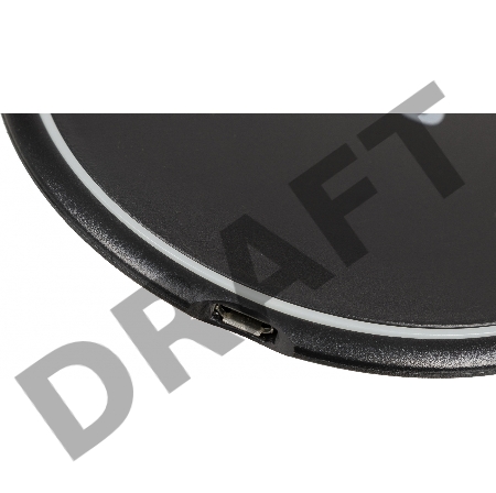 Беспроводное зар./устр. Buro QF3 1.1A QC черный (QF3A10BK)