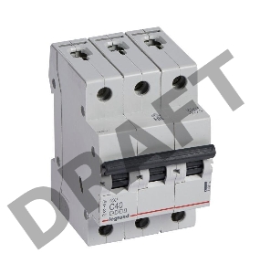 Выключатель автоматический модульный 3п C 40А 4.5кА RX3 Leg 419712