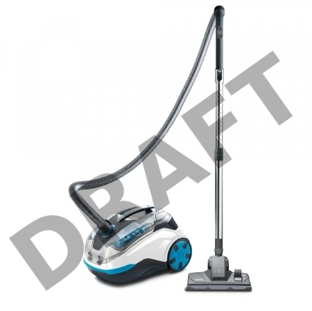 Пылесос THOMAS DryBOX+AquaBOX Parkett / Для сухой уборки, 1700 Вт, белый/синий