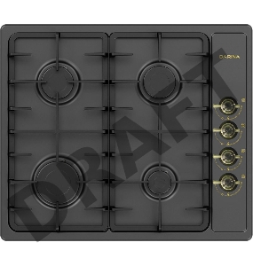 Газовая варочная поверхность Darina 1T18 BGM 341 11 At антрацит